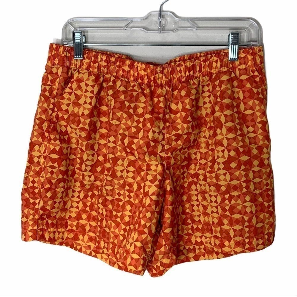 SALE❤️Columbia athletic shorts red yellow med (F1)